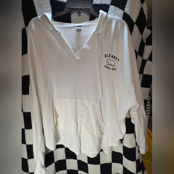 Old Navy White And Blush Hoodies-both - Picture 1 of 10